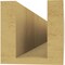 Ekena Millwork 4in. W x 4in. H x 28in. L Clemmons Woodgrain TimberThane Rafter Tail, Primed Tan RFTUR04X04X28CLERCPR - alternate 6